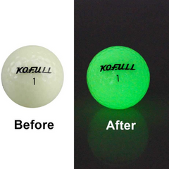 6 Pcs NightGlow Golf Balls